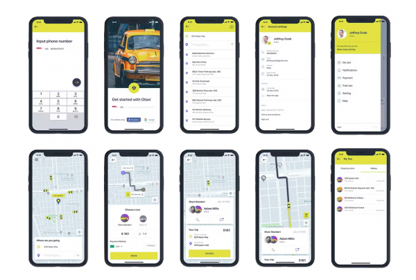 🚕 Otaxi — Complete Taxi Booking App UI Kit - Image 2
