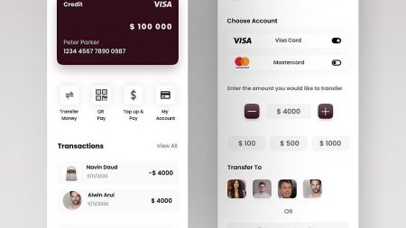 💸 Finance Transfer App UI — Sleek & Functional Design