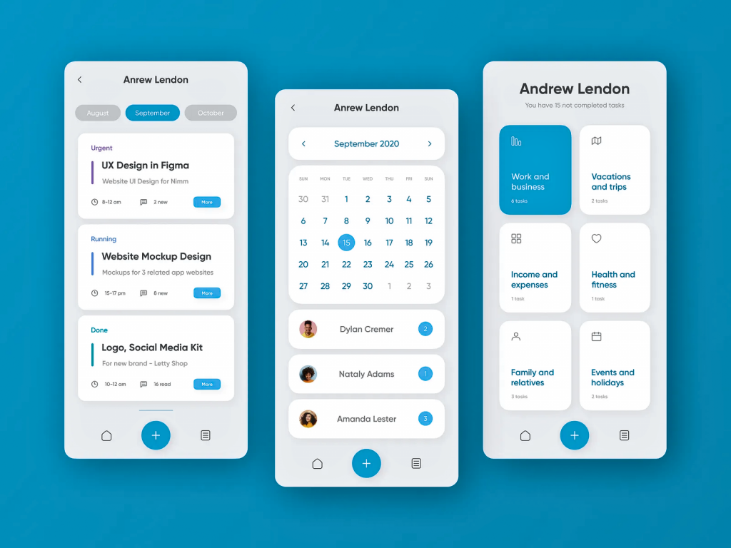 ✅ Smart Task Planner UI — Clean & Calendar-Centric