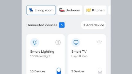 🏠 Smart Home Control UI — Minimal & Efficient Dashboard