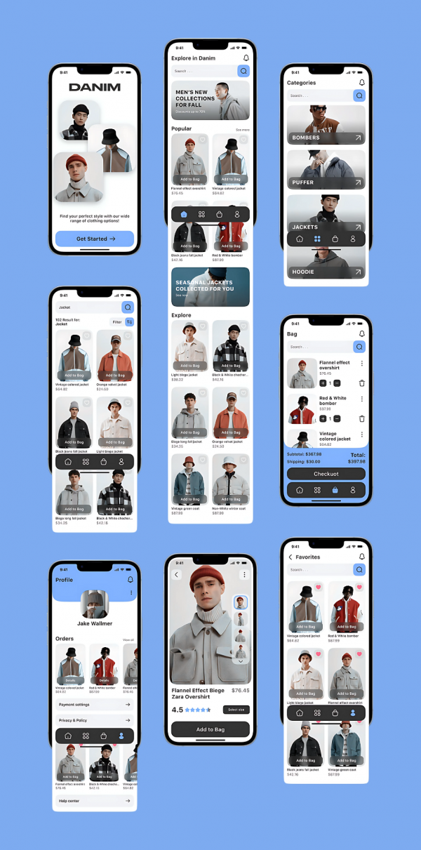 Fashion Store App UI — Minimal, Modular & Made to Inspire