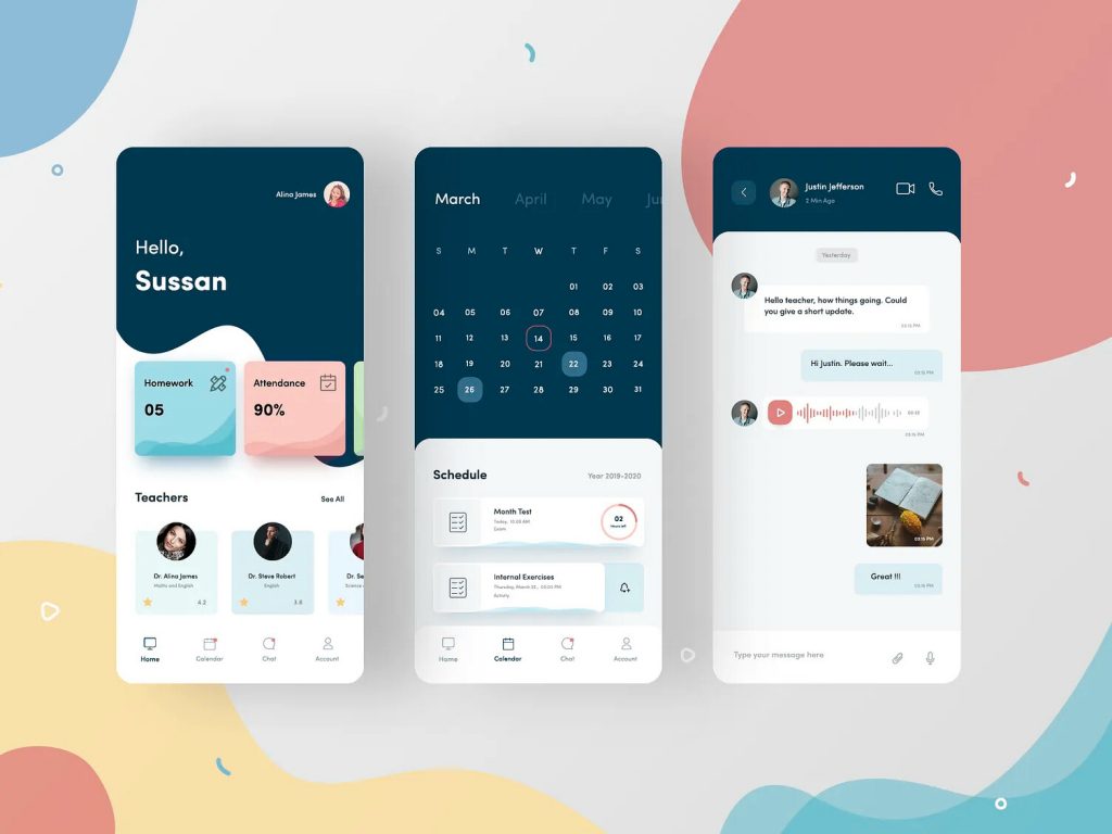 🎓 EduMate – Student Dashboard UI
