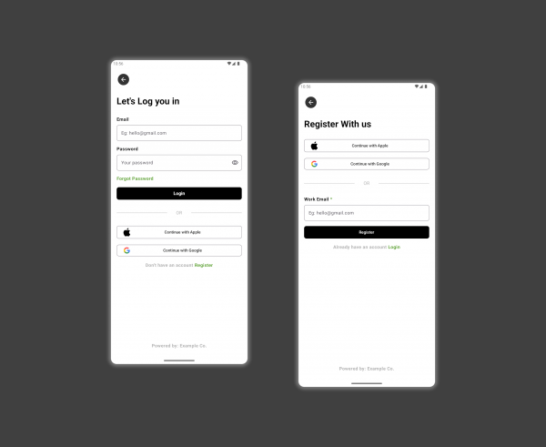 Elegant Login & Registration UI – Android App Design - Image 2