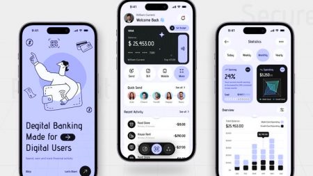 Digital Bank App UI — Sleek, Smart & Secure