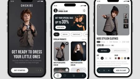 Kidswear App UI — Chic Style for the Little Trendsetters