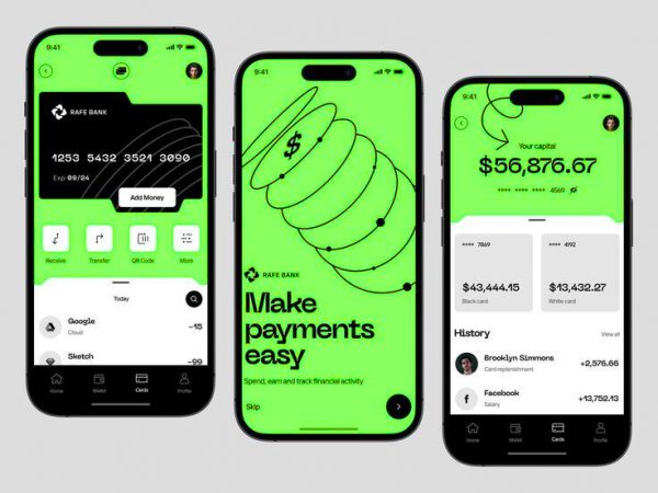 Digital Banking UI — Bold, Bright, Effortless Finance